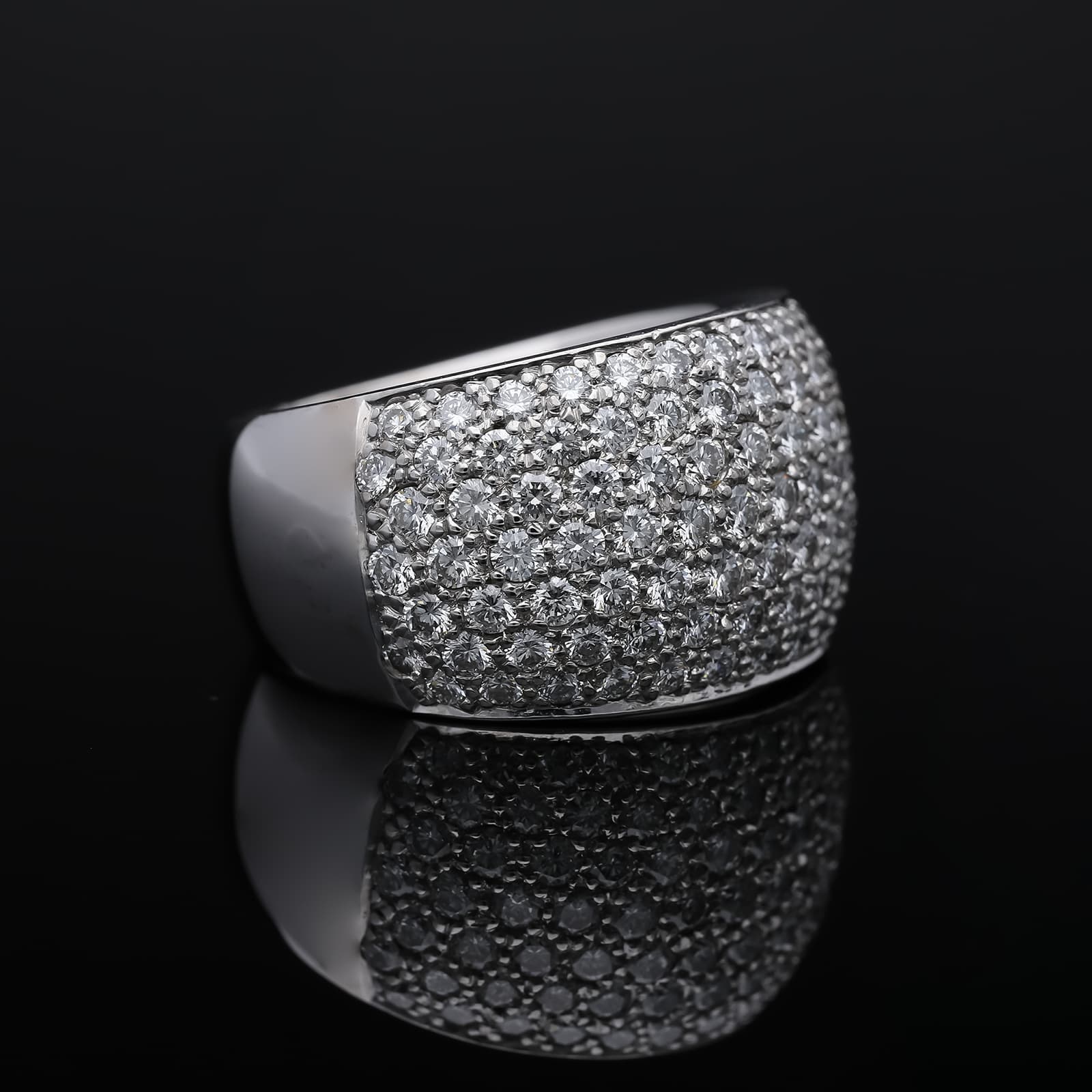 Wempe+Ring+2,17+ct.+Diamanten+750+Weißgold+18+kt.+Originalzertifikat+Zertifikat - image 3