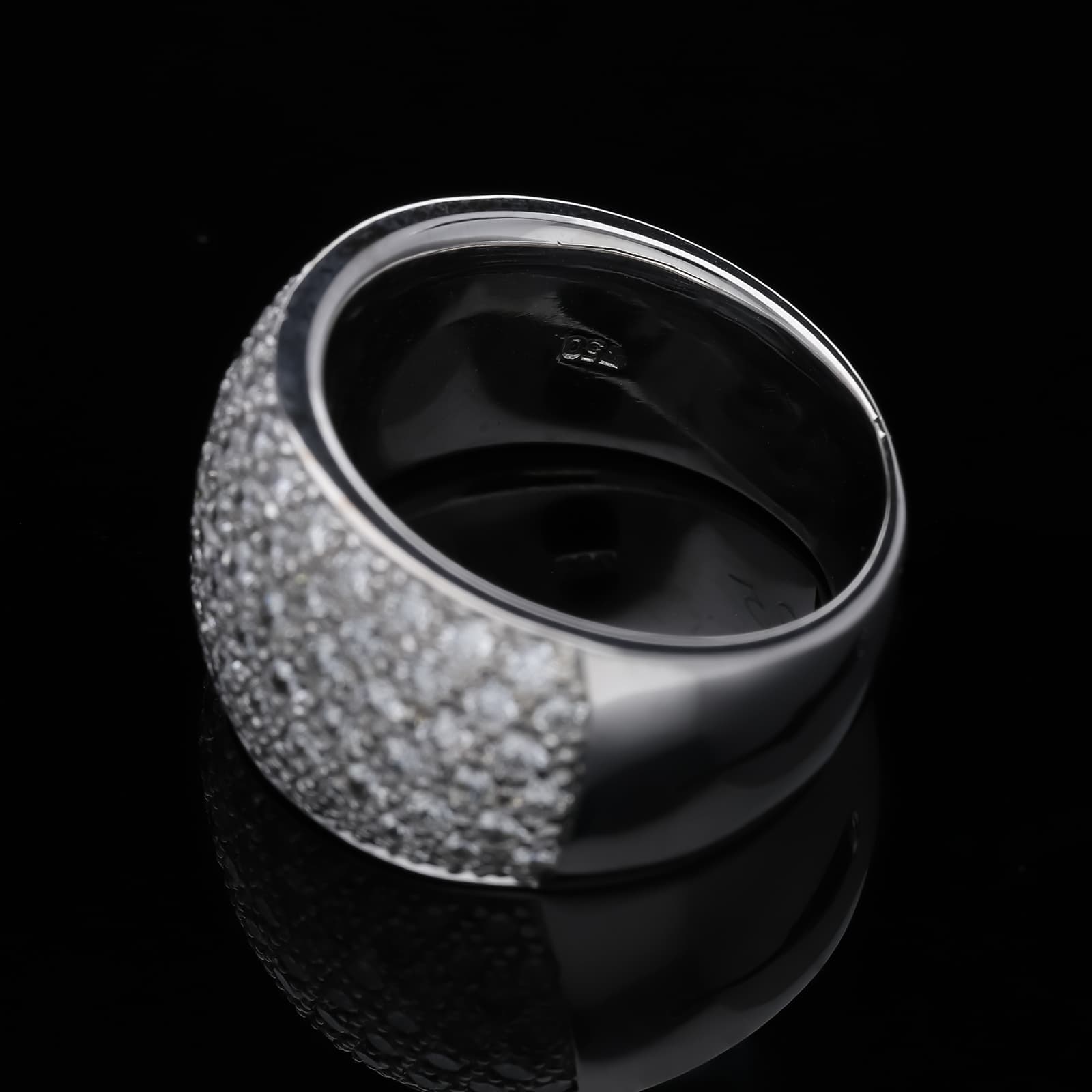 Wempe+Ring+2,17+ct.+Diamanten+750+Weißgold+18+kt.+Originalzertifikat+Zertifikat - image 5