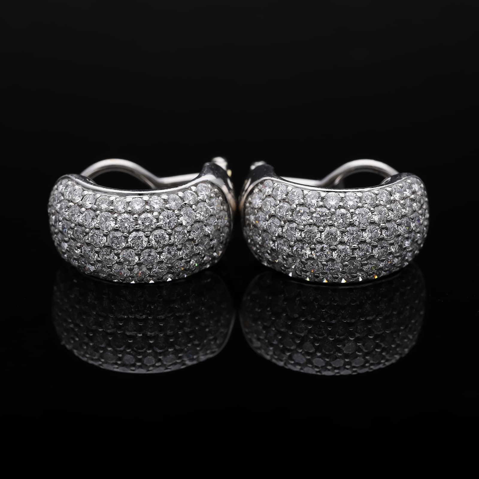 Wempe+Ohrringe+3,07+ct.+Diamanten+750+Weißgold+18+kt.+Originalzertifikat+Zertifikat - image 3