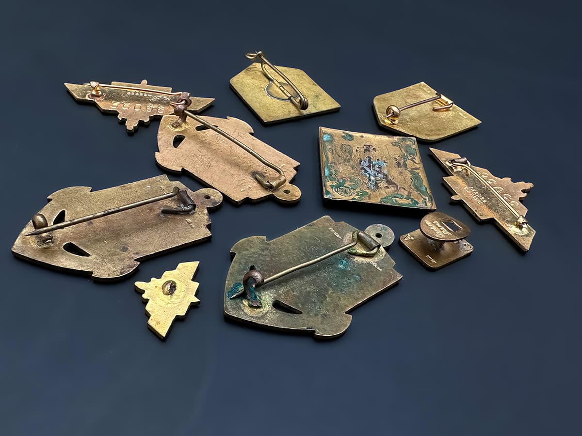 Konvolut+10+Militär+Abzeichen+Frankreich,+Cartier,+signiert - image 5