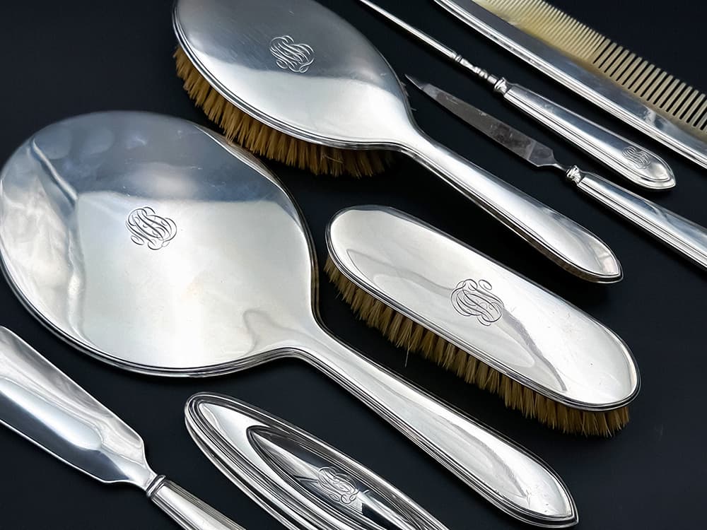 Cartier+Beauty+Set:+Sterling+Silber,+8+tlg,+996+Gramm - image 3