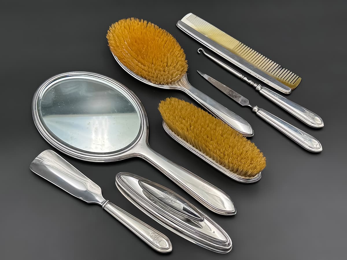 Cartier+Beauty+Set:+Sterling+Silber,+8+tlg,+996+Gramm - image 4