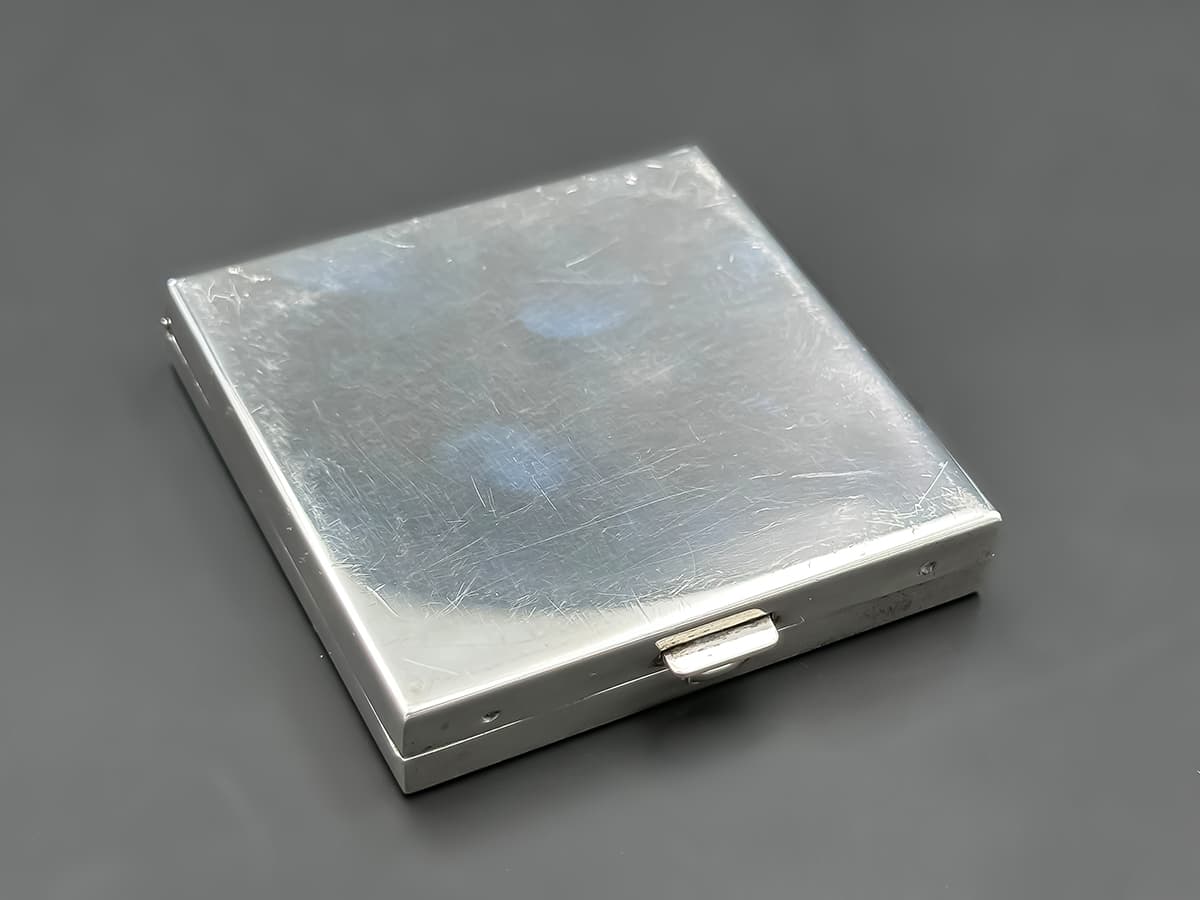 Antike+Cartier-Puderdose+in+Sterling-Silber,+102+Gramm - image 4