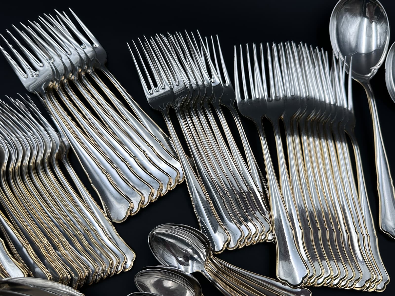 Robbe+&+Berking+–+Modell+„Alt-Chippendale"+Sterling+Silber+Besteck. - image 4