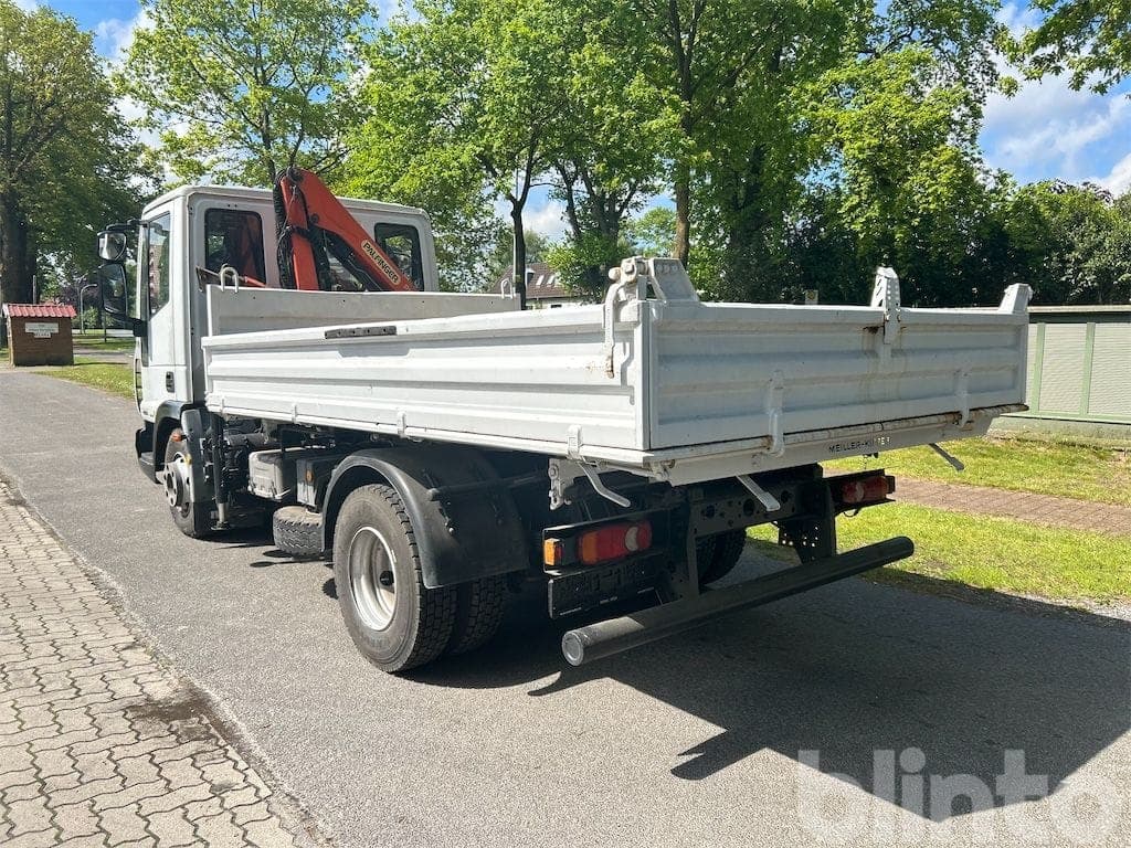 Dreiseitenkipper mit Ladekran IVECO ML75E16 (2012) + Meiller Aufbau + Palfinger PK 4200 A - image 3