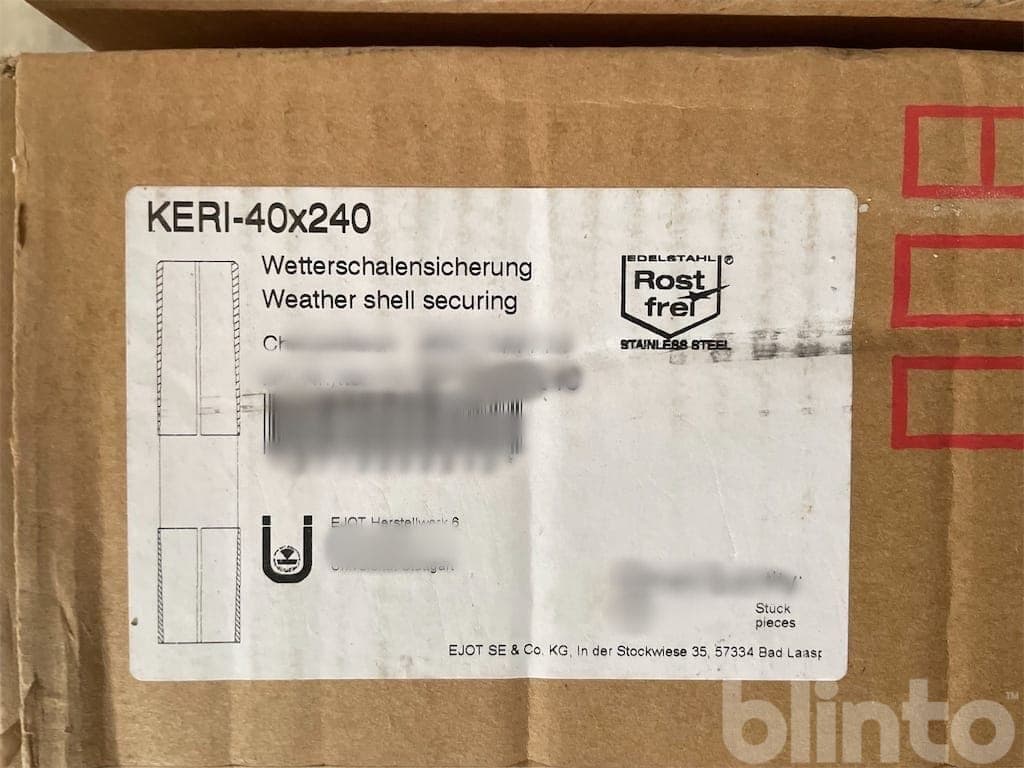 50x Wetterschalensicherung EDELSTAHL Keri-40x240 (2025) - image 3