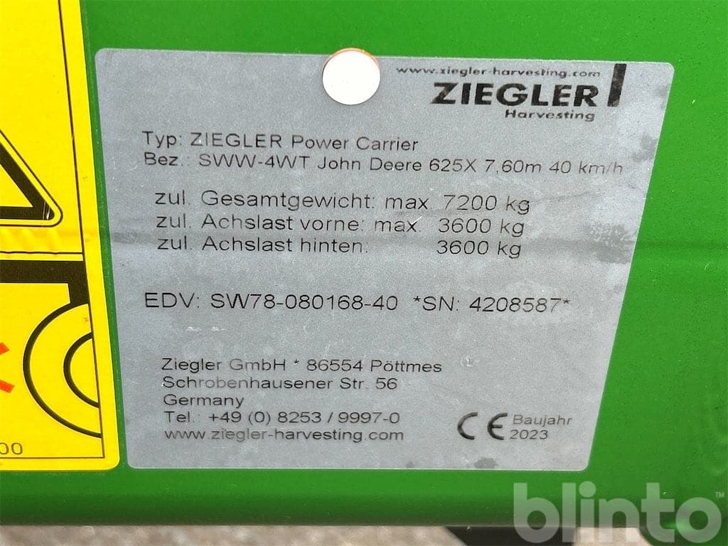 Schneidwerkswagen ZIEGLER Power Carrier SWW-4WT (2023) - image 5