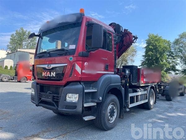 MAN TGS 18.420 4x4 Tipper with Loading Crane (2019)