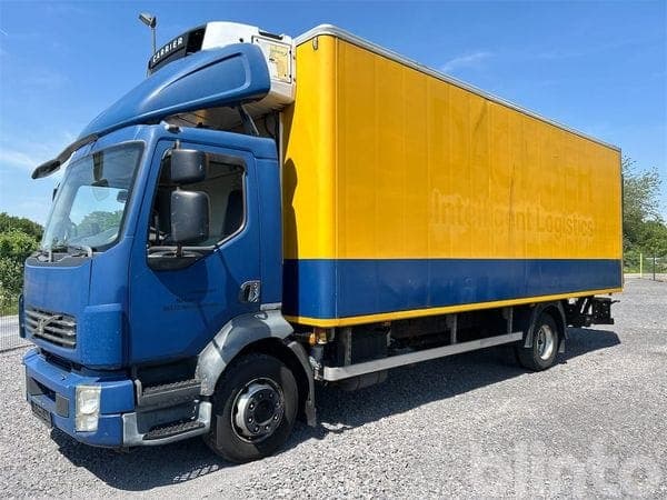Truck Volvo FL 240 Cooling case Carrier with loading platform