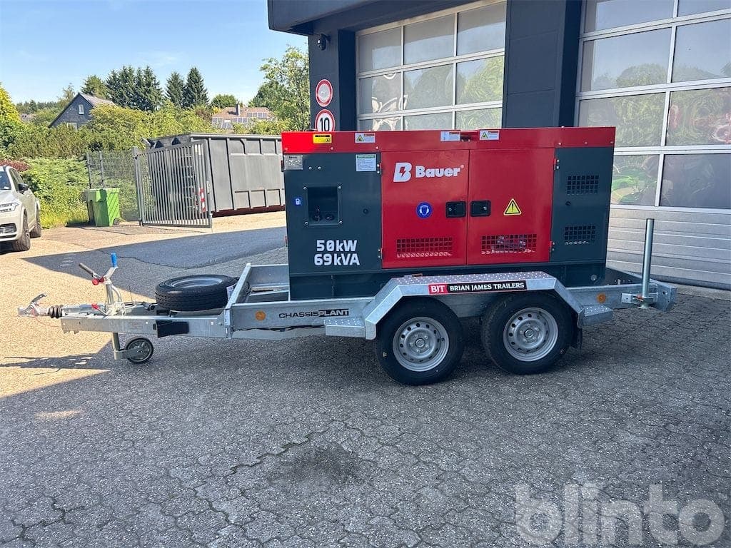 Generator Bauer GFS-50 kW with PKW trailer (2026) - image 2