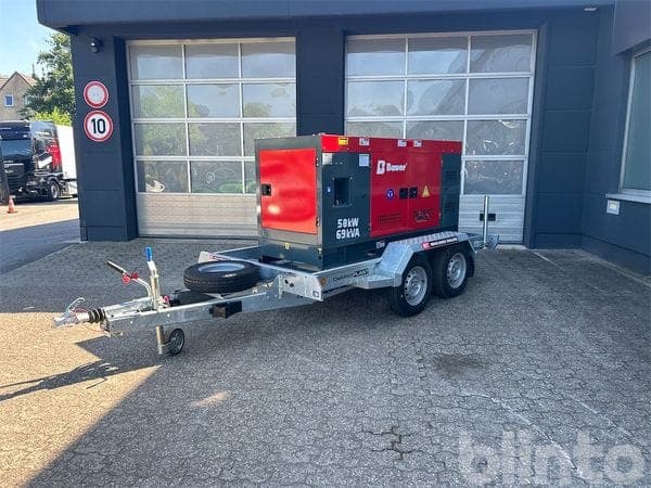 Generator Bauer GFS-50 kW with PKW trailer (2026)