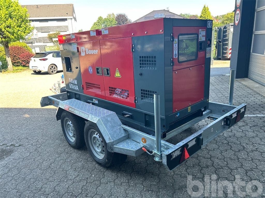 Generator Bauer GFS-50 kW with PKW trailer (2026) - image 3