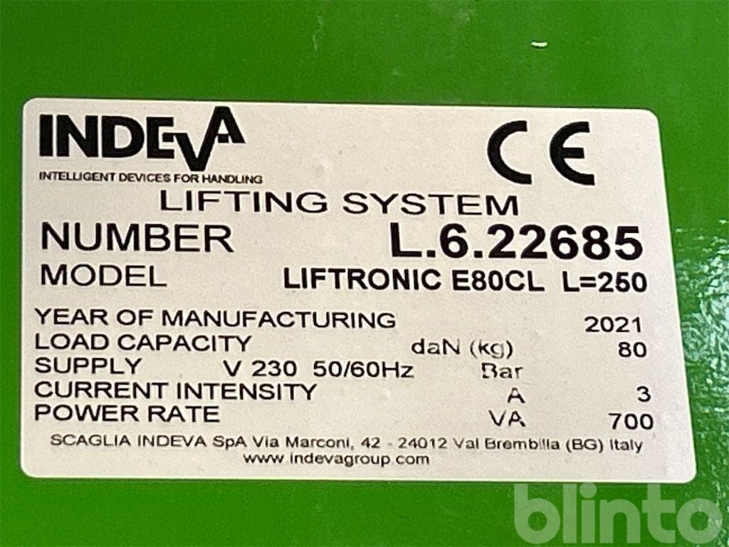 Column swivel crane with lifting aid Scaglia Indeva Liftronic E80CL (2021) - image 5