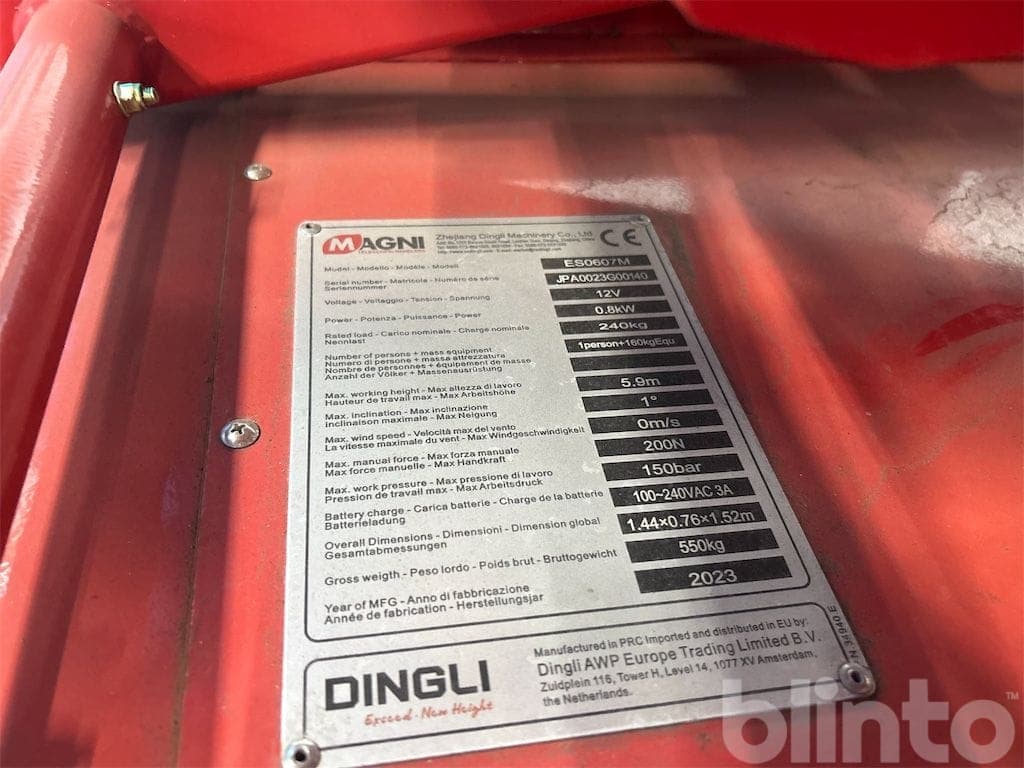 Shear lift Magni ES0607M (new, year 2023) - image 5
