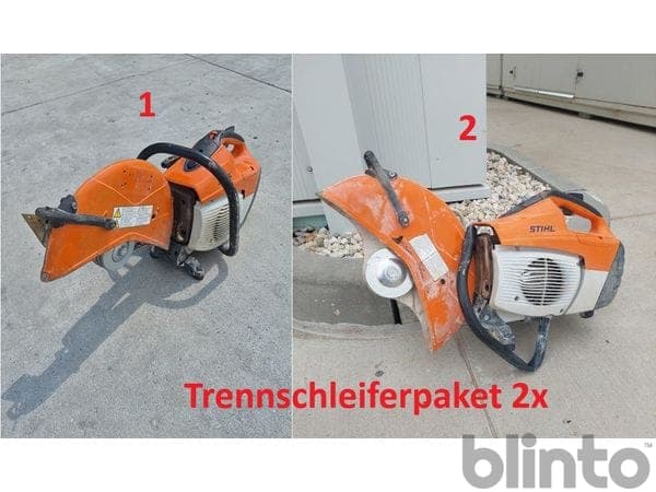 2 cutting grinders Stihl TS500I (years of construction: 2018 + 2019)