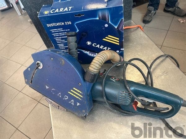 Bosch GWS 24-230 JBX angle grinder with CARAT Dustcatch