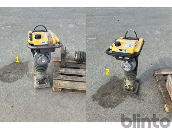Vibratory plate compactor package (2 x 66 kg) Wacker Neuson BS 60-2 (2011 + 2012)