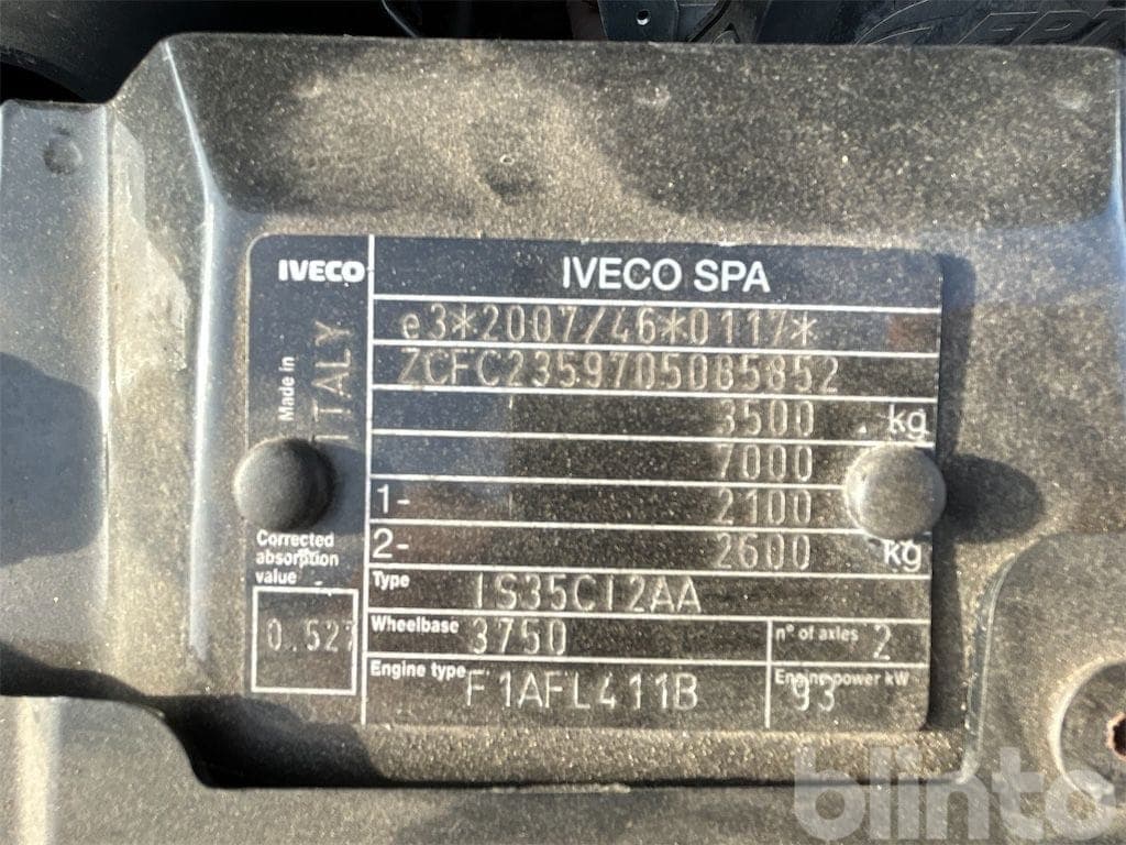 Doppelkabinen-Kipper IVECO Daily Ersatzteilträger / nicht fahrbereit - image 5