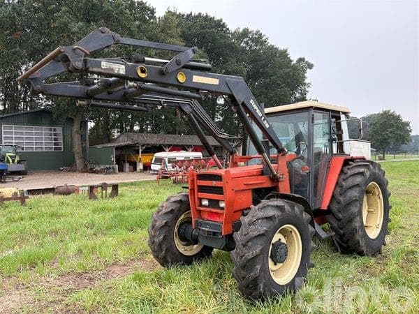 Renault 7504 A-S Tractor with Stoll Front Loader (1983)