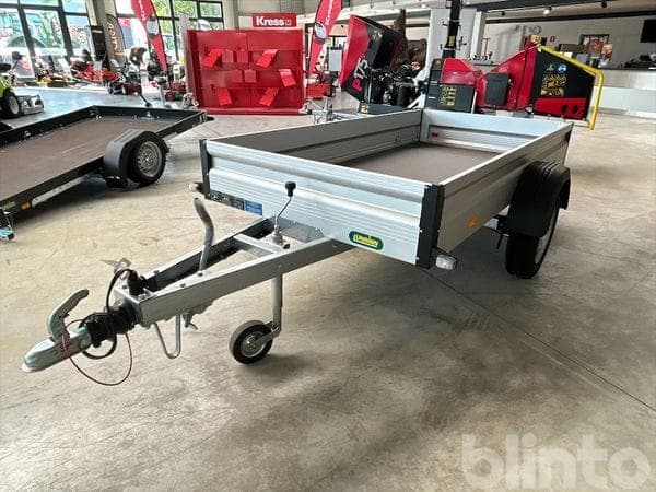 Tilt-bed trailer UNSINN WEB T 2512-13-13 with canvas cover