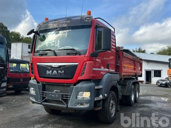 Truck three-way tipper MAN TGS 26.480 6x4 BB (2014)