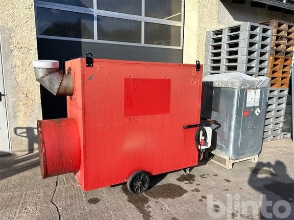 Hall heating MBS SOL – 170 kW incl. 1,000-litre oil tank