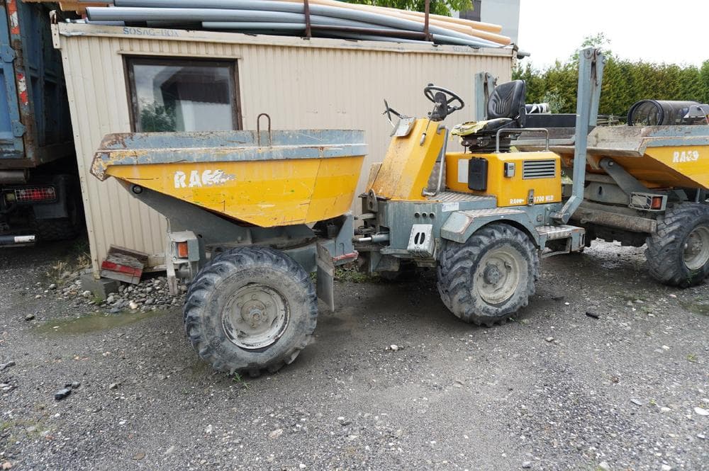 Earthmoving and contractor equipment due to closure