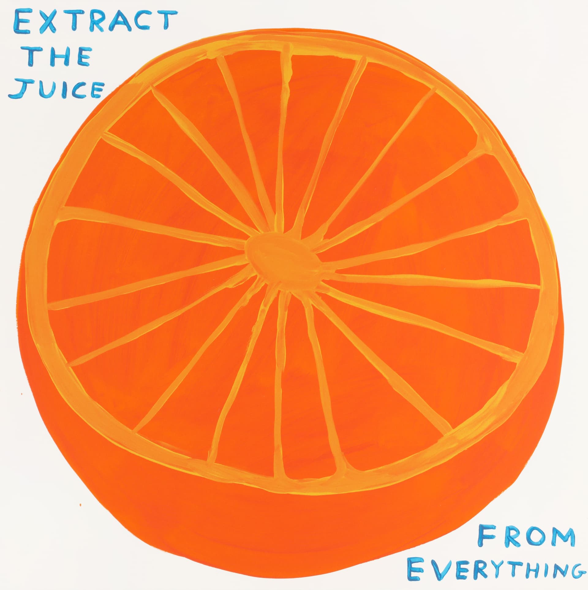 § David Shrigley O.B.E. (britisch, b.1968) Saft extrahieren