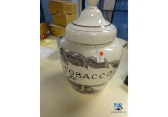 Ceramic tobacco jar