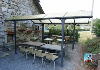 Set of pergolas