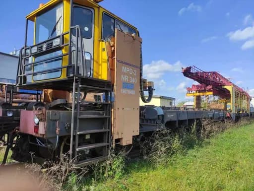 Variklinis platforminis vagonas MPD-2 Nr. 340 / Motor platform wagon MPD-2 No. 340