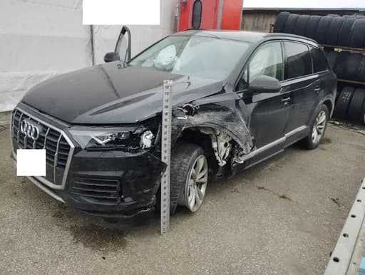 Audi Q7 2022 Damaged After Accident Kaunas