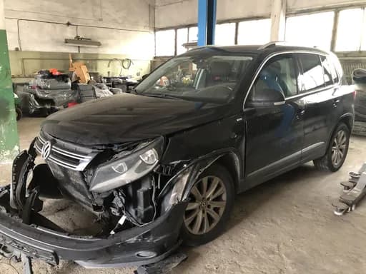 VW Tiguan 2014 Damaged After Accident Kaunas
