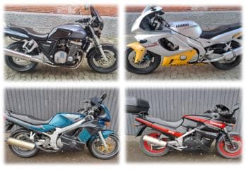 2297: Online Auktion over motorcykler med afhentning på 2 forskellige adresser.