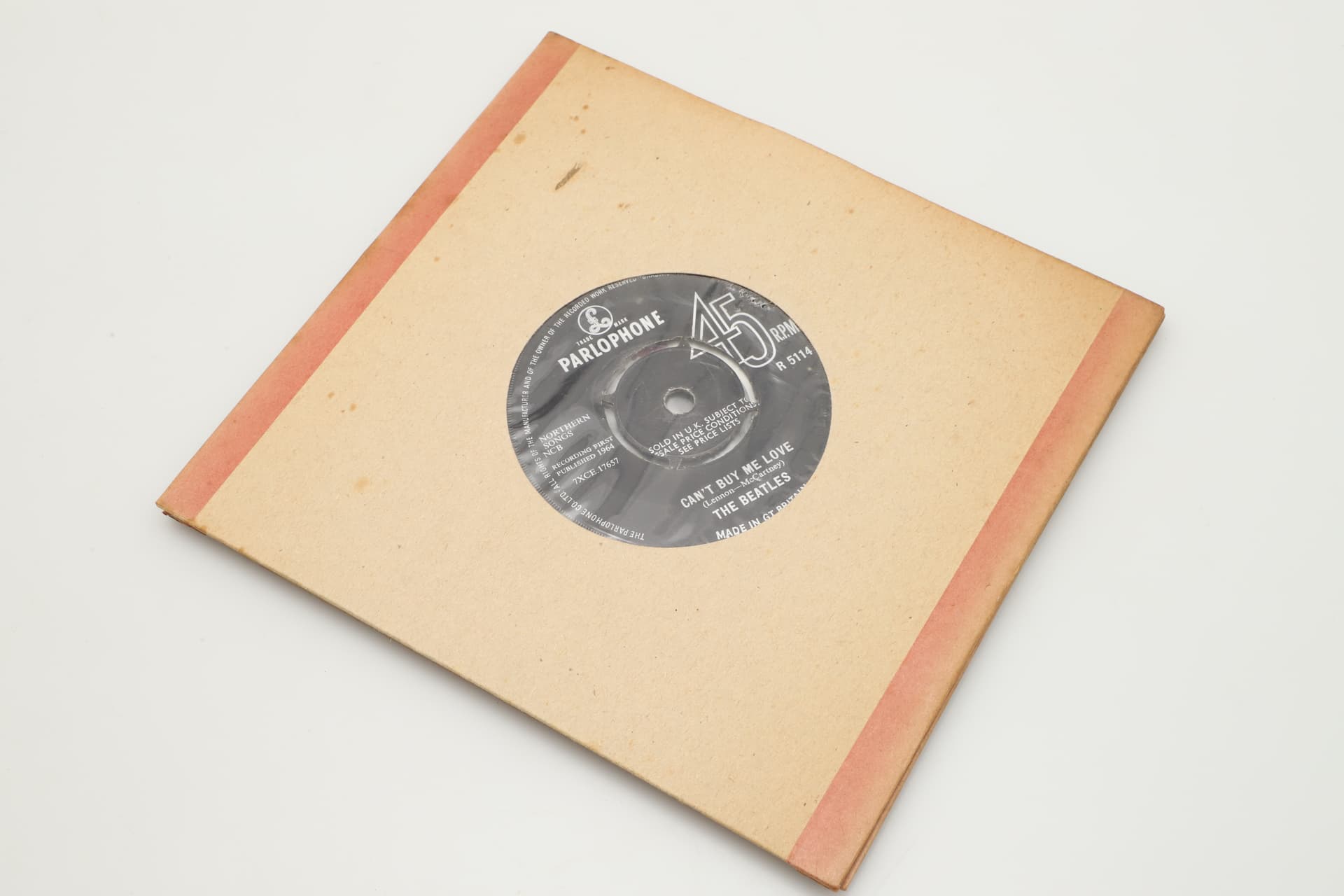 THE BEATLES – A COLLECTION OF EARLY AND MID-1960s 7" SINGLES, INCLUDING RED PARLOPHONE PLEASE PLEASE ME, LOVE ME DO, SHE LOVES YOU AND STRAWBERRY FIELDS FOREVER (32). - image 4