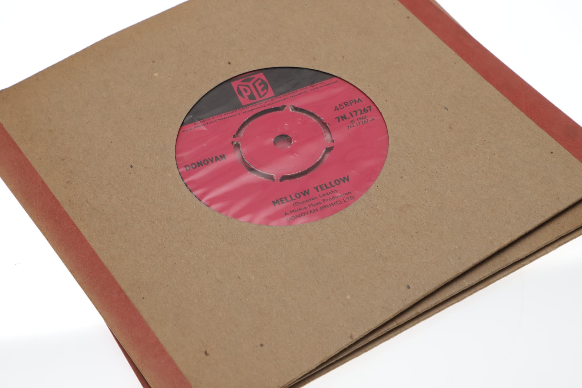 DONOVAN & VAN MORRISON – 7" SINGLES & EP COLLECTION INCLUDING BROWN EYED GIRL, INTO THE MYSTIC, MELLOW YELLOW AND COLOURS (20). - image 2