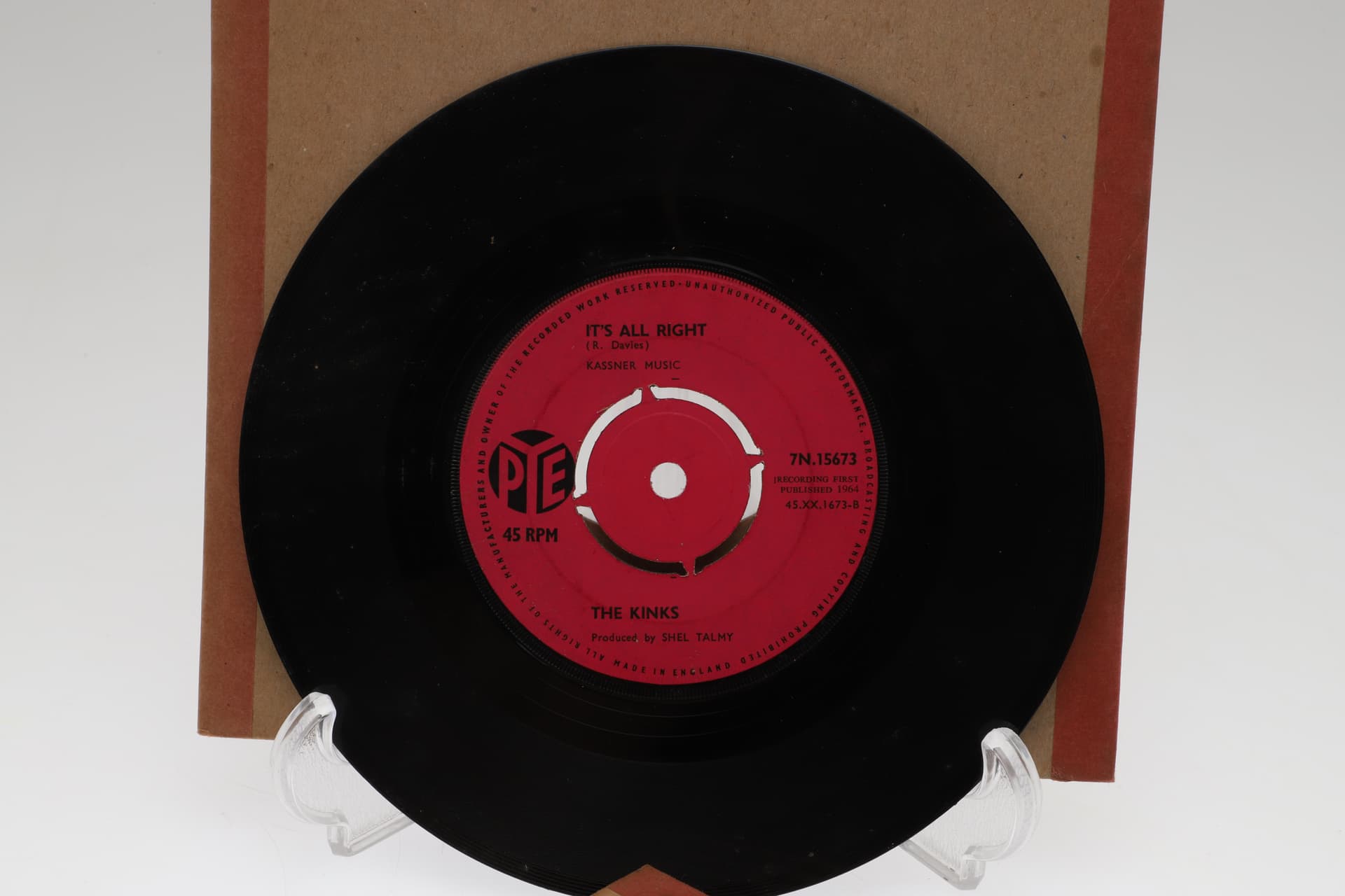 BRITISH BEAT & MOD 7" SINGLES COLLECTION INCLUDING THE WHO, THE KINKS, THE SEARCHERS & THE TROGGS (12). - image 2