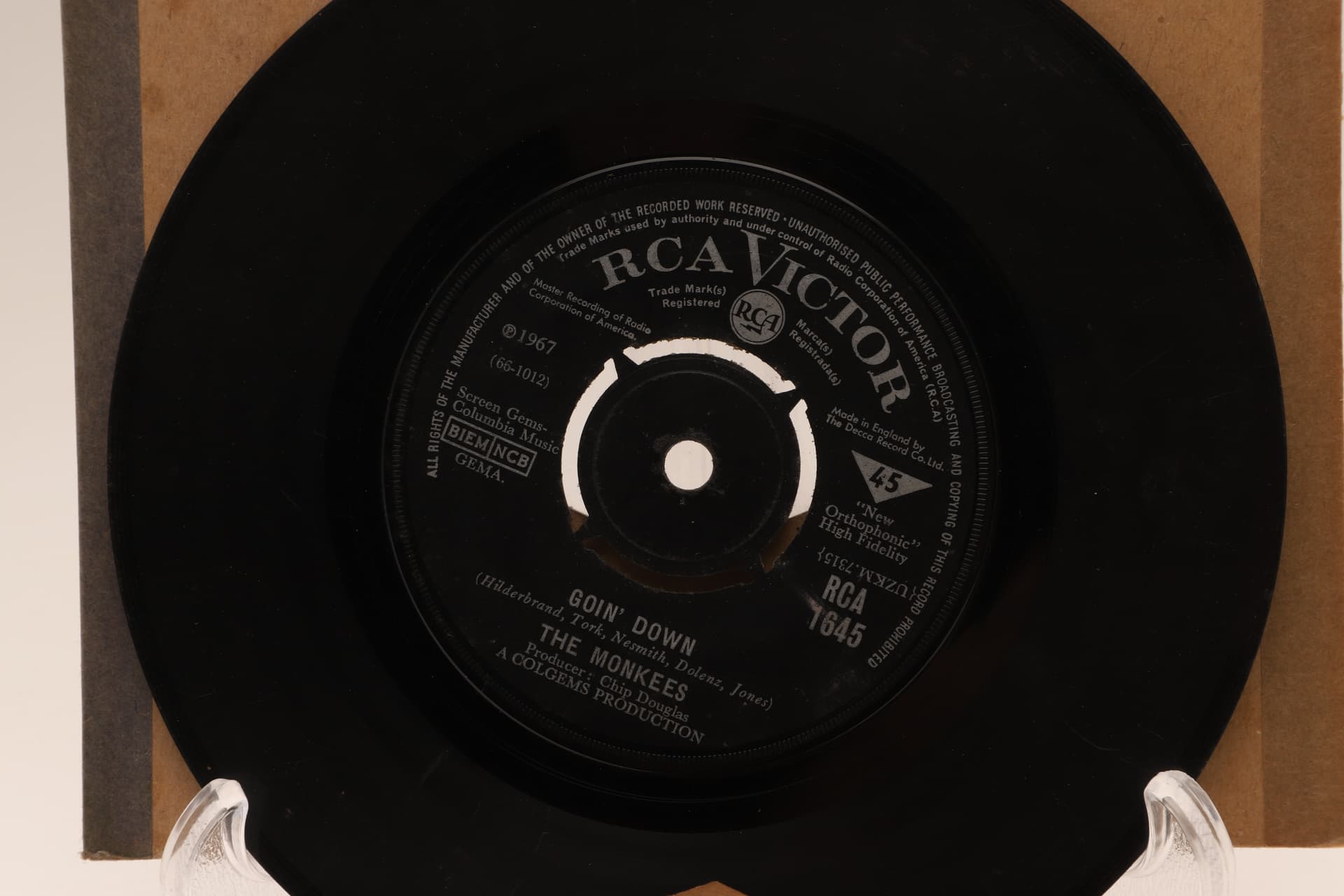 1960s ROCK, FOLK-ROCK, PSYCHEDELIC & BRITISH INVASION 7" SINGLES & EP COLLECTION INCLUDING THE ANIMALS, THE BEACH BOYS, THE BYRDS & THE ZOMBIES (24). - image 2