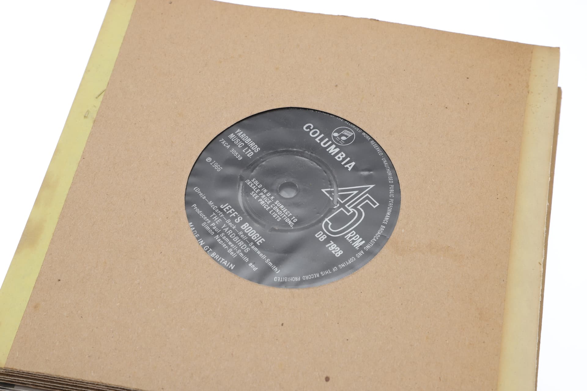CLASSIC ROCK, GLAM, PROGRESSIVE ROCK, PUNK & NEW WAVE 7" SINGLES COLLECTION INCLUDING JIMI HENDRIX, LED ZEPPELIN, THE MOODY BLUES, T. REX, JOHN LENNON & DAVID BOWIE (20). - image 3