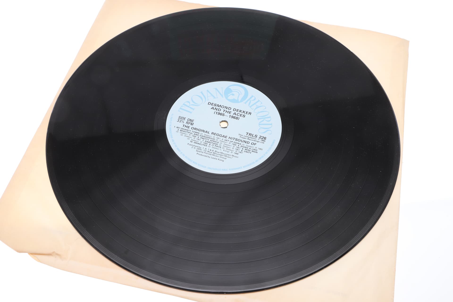 DESMOND DEKKER AND THE ACES – (1965–1971): THE ORIGINAL REGGAE HITSOUND LP, TROJAN TRLS 226, WITH SIGNED AUTOGRAPH SHEET. - image 2