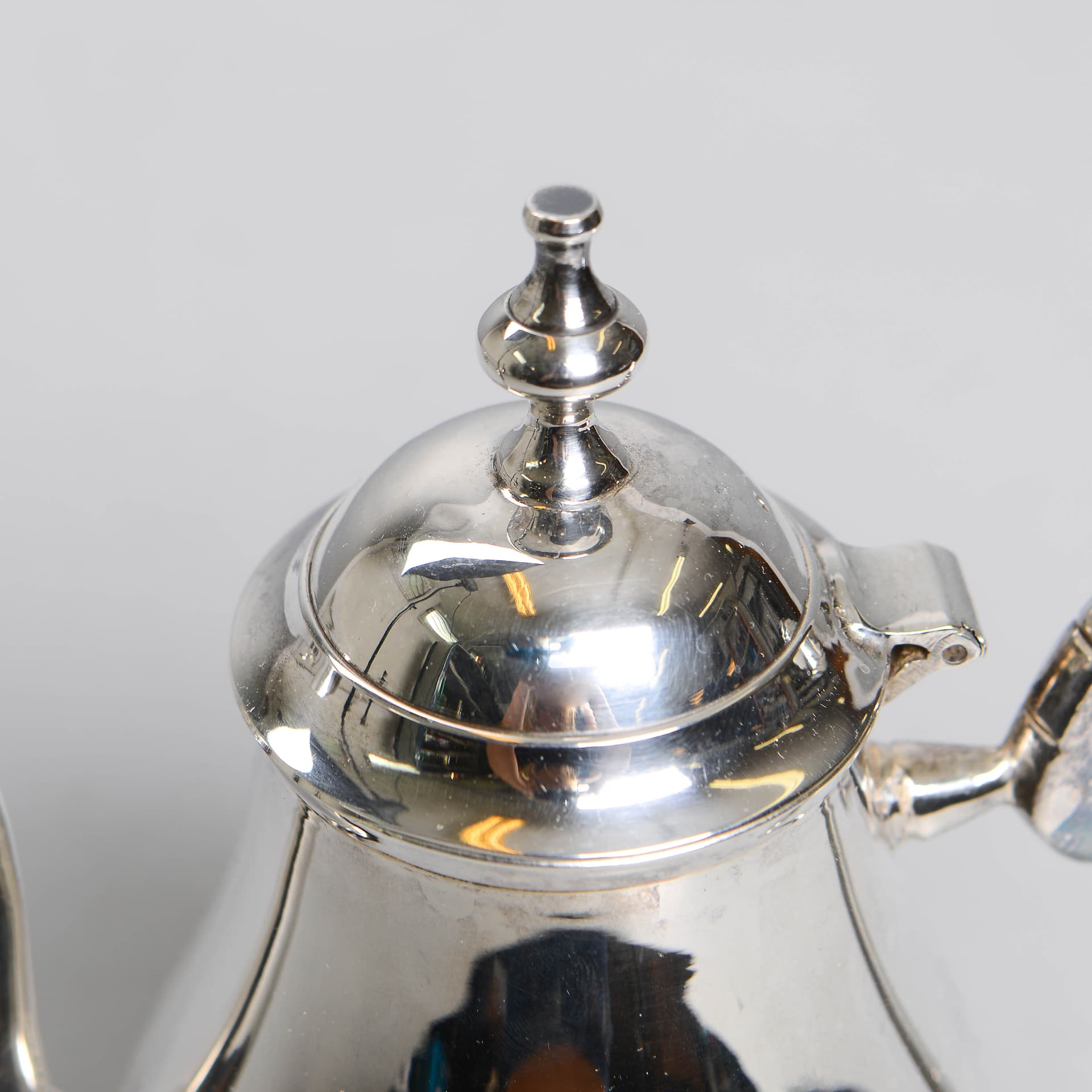 COFFEE SERVICE, 3 pieces, stainless steel, second half of the 20th century. - image 4