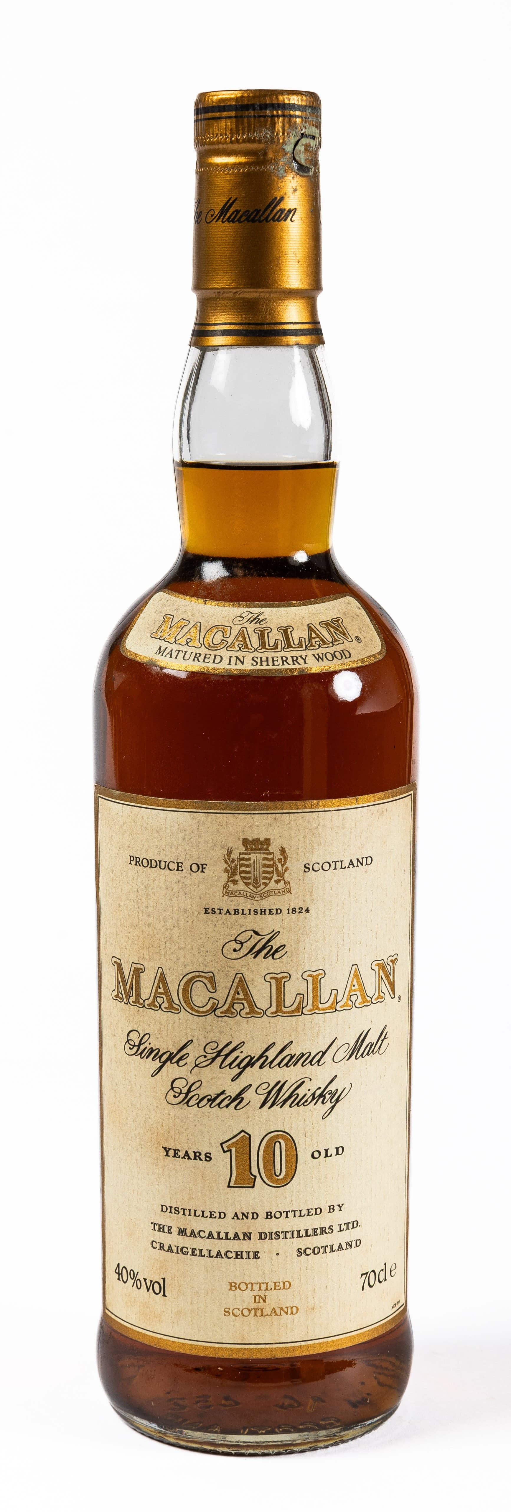 MACALLAN 10 YEAR OLD, SPEYSIDE SINGLE MALT WHISKY. - image 3