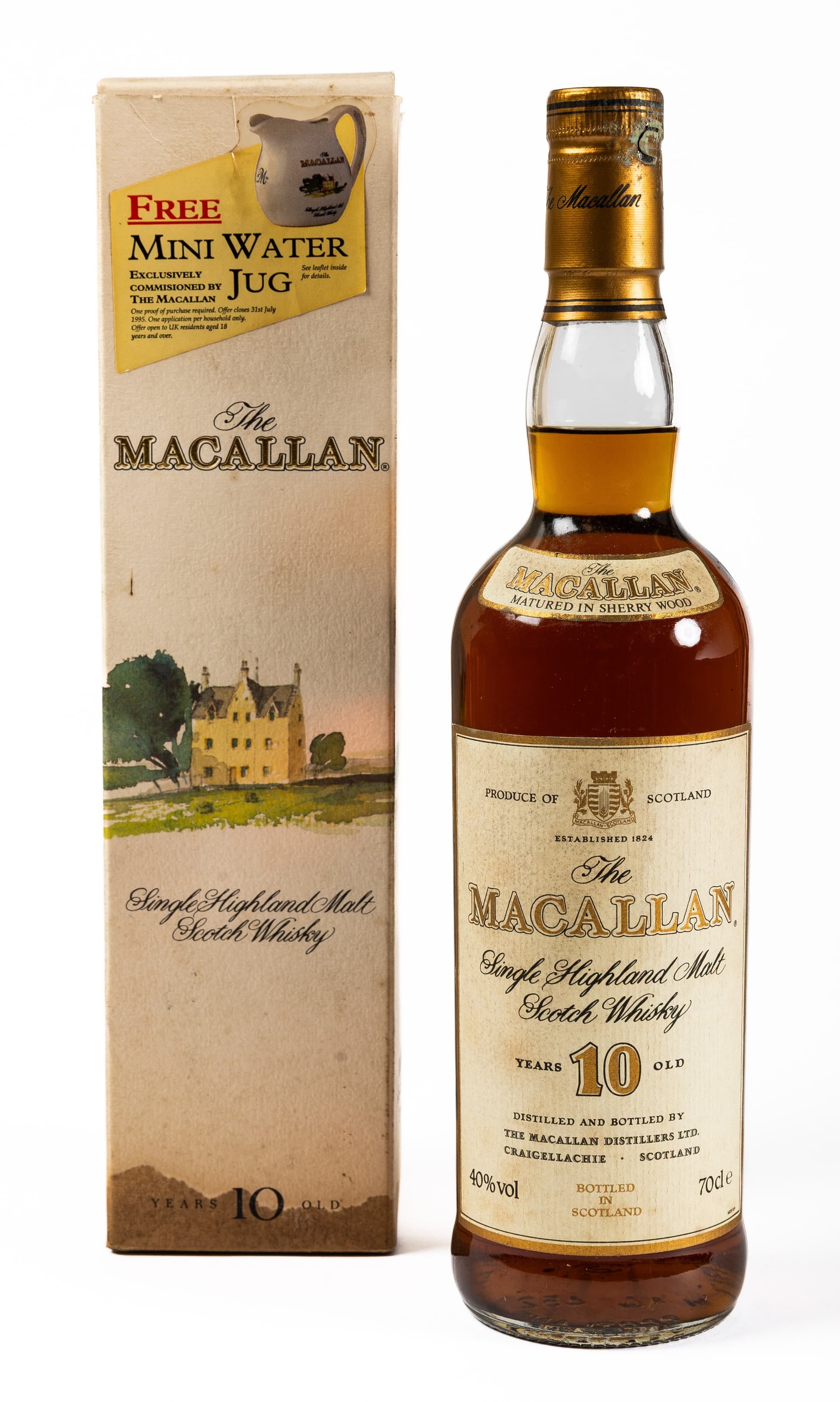 MACALLAN 10 YEAR OLD, SPEYSIDE SINGLE MALT WHISKY. - image 2