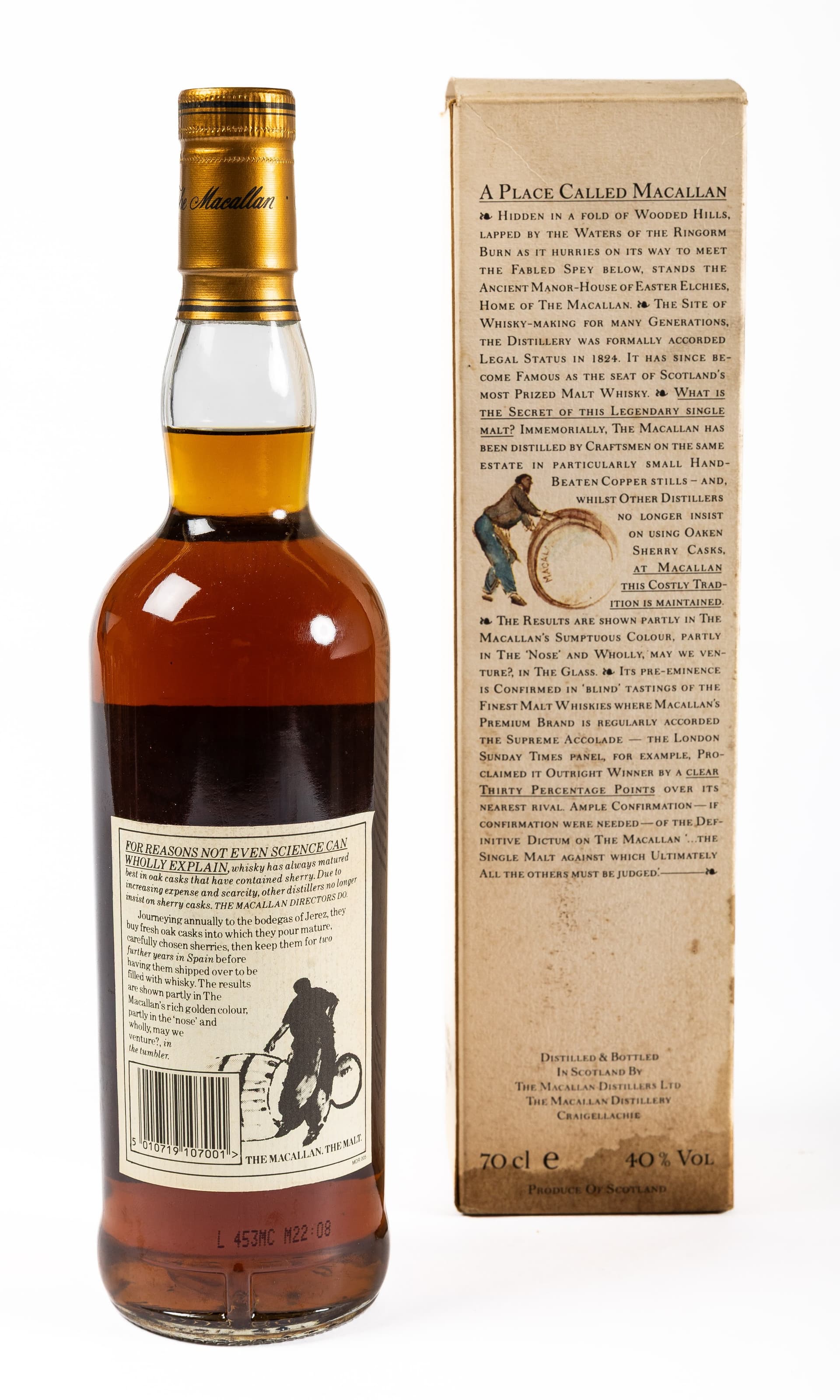 MACALLAN 10 YEAR OLD, SPEYSIDE SINGLE MALT WHISKY. - image 4