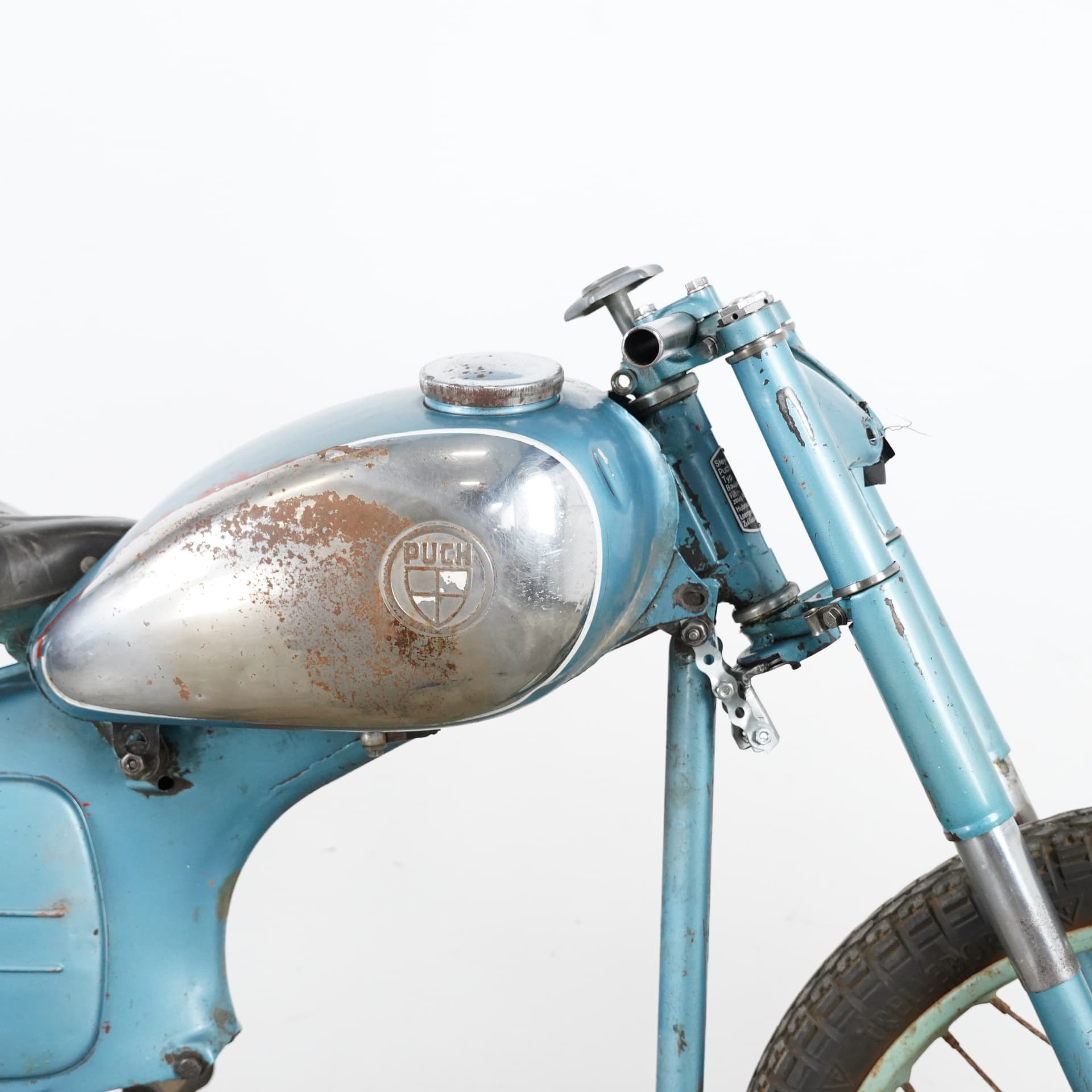 PUCH, 150TL, motorcycle in parts, 1951. - image 5