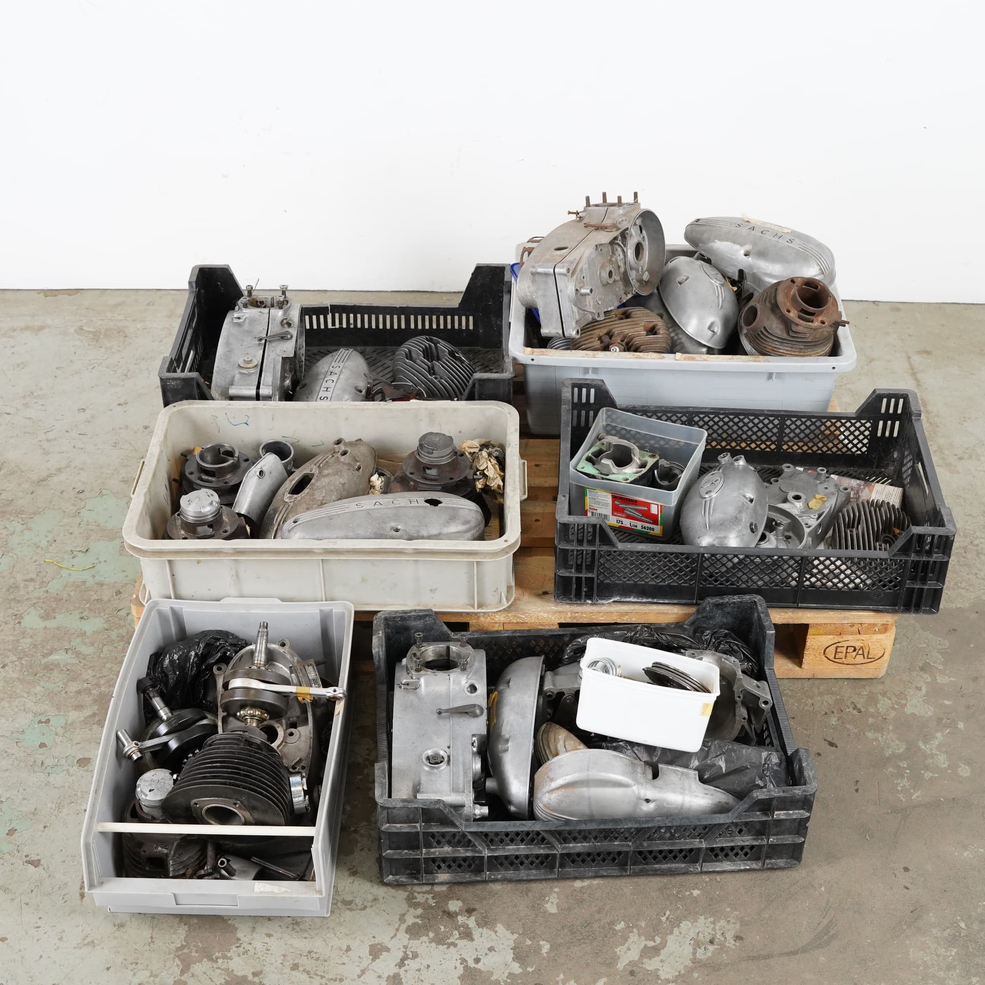 SACHS, engine parts, 1950s.