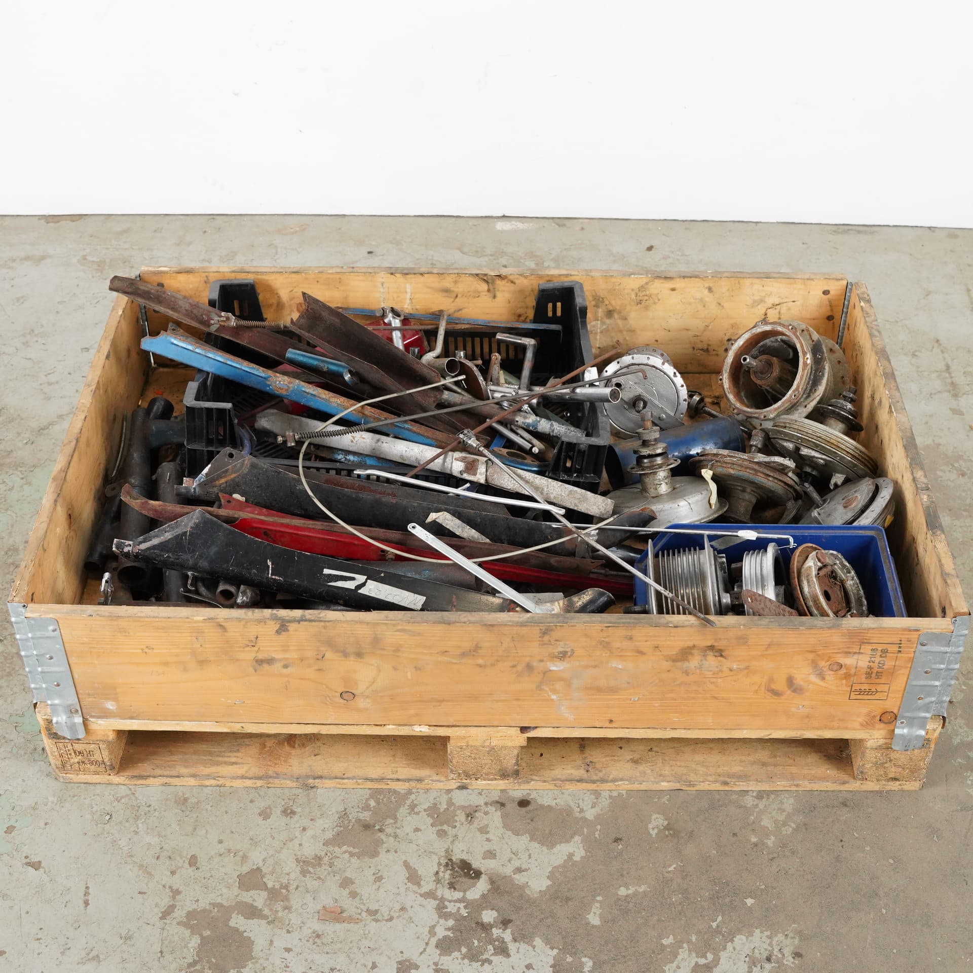 NV, MONARK, HUSQVARNA, lot of parts, 1950s.