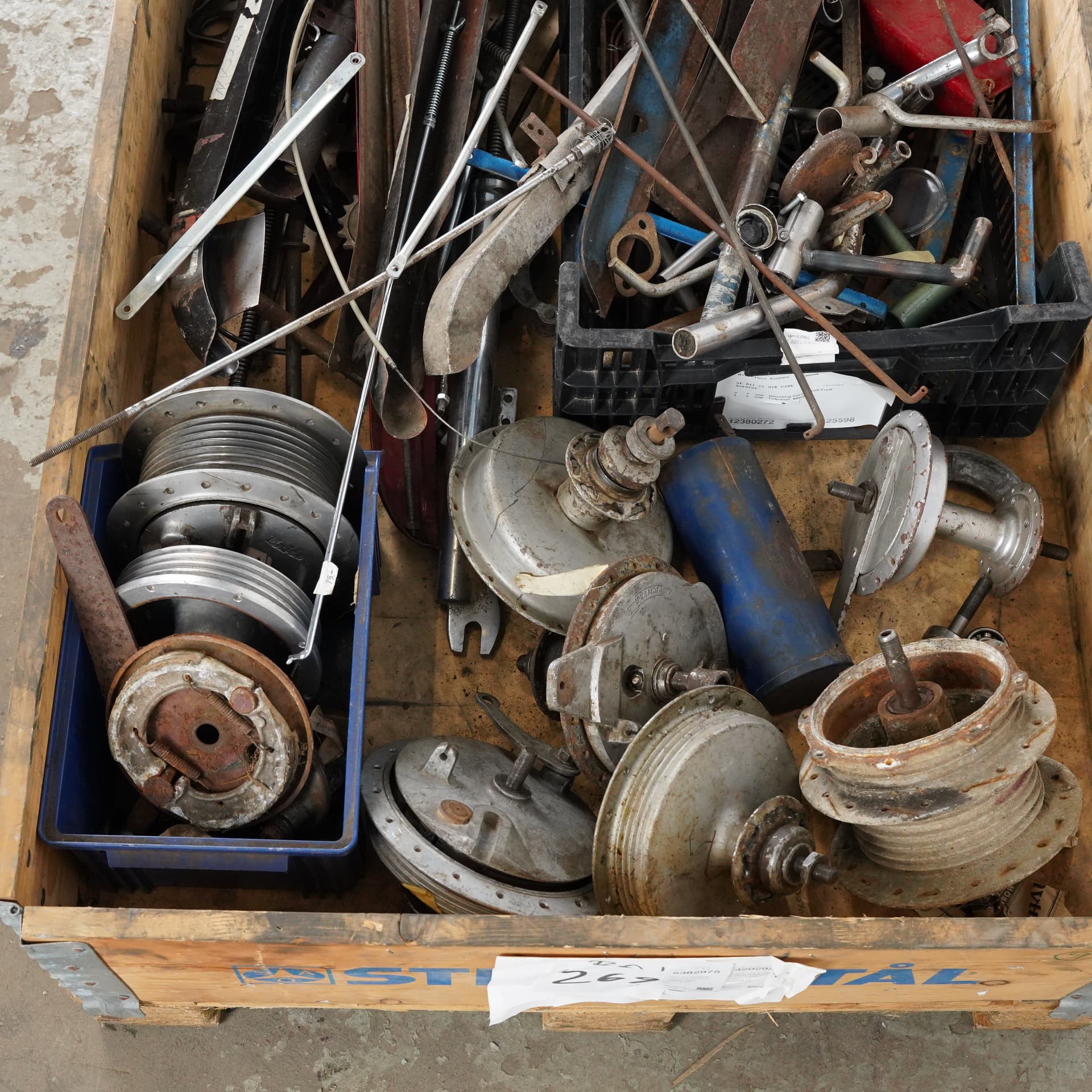 NV, MONARK, HUSQVARNA, lot of parts, 1950s. - image 2