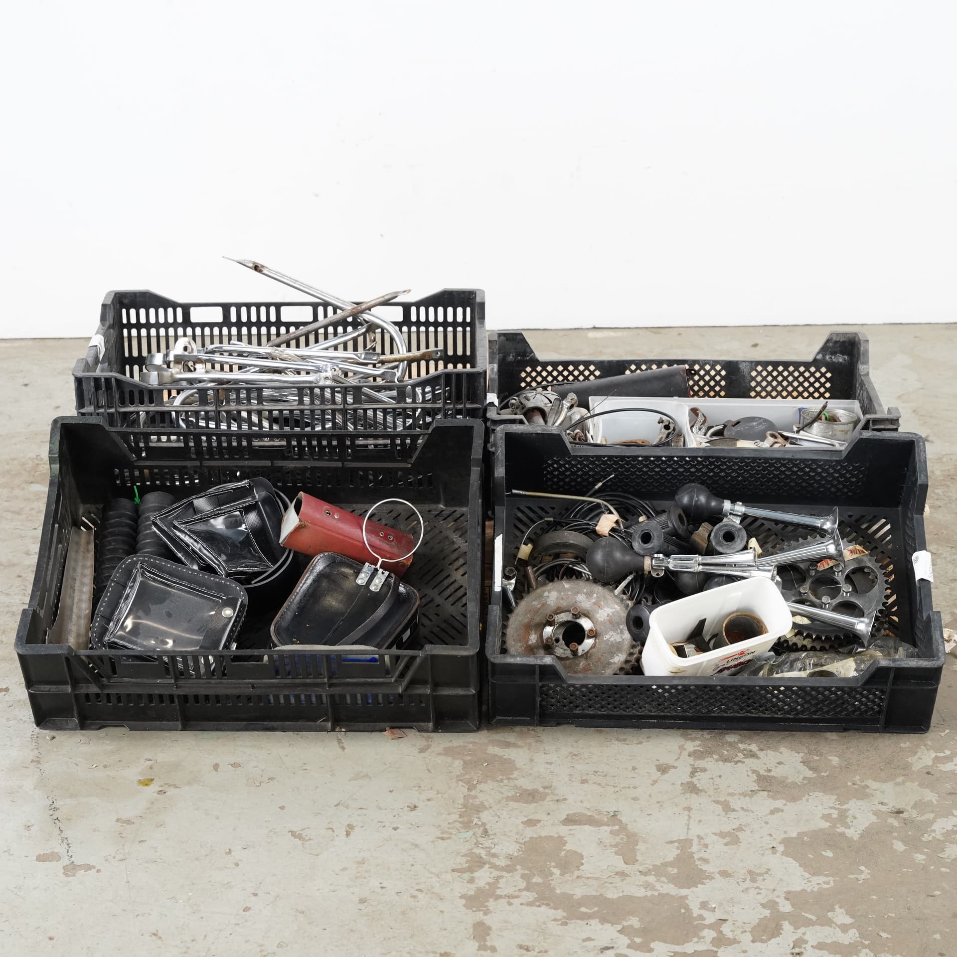 NV, MONARK, HUSQVARNA, lot of parts, 1950s.