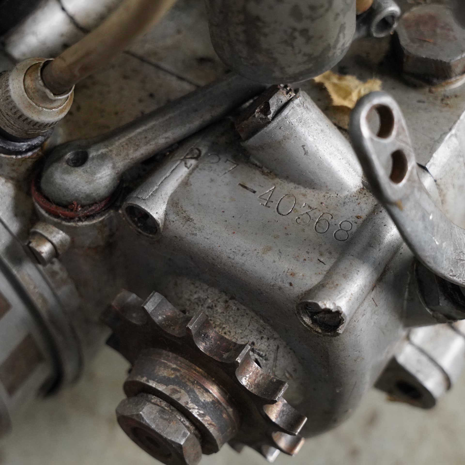HUSQVARNA, lot of parts, "Rödqvarna" model 228/28, 1950s, Sweden. - image 5